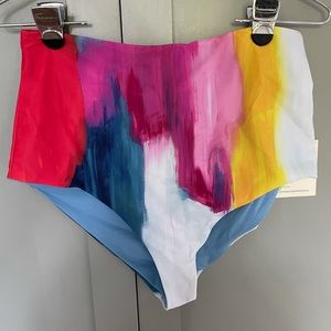 Mara Hoffman Lydia high rise bikini bottoms Large